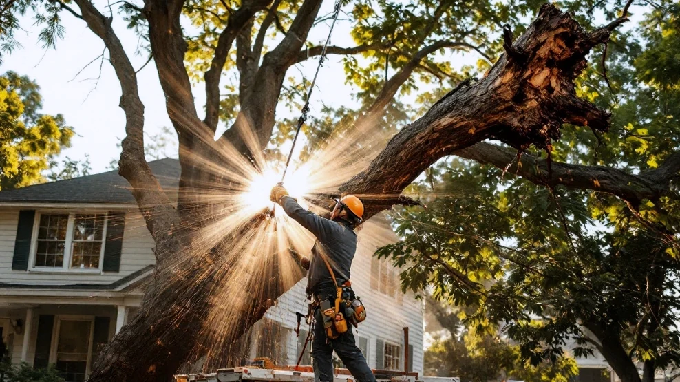 Large Tree Limb Removal, One Cut at a Time